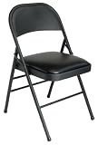 Folding Chair - Black Vinyl