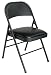 Folding Chair - Black Vinyl