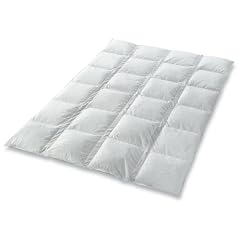 Clima Balance 60719 Classic Medium Daunenbett, 4x6 Kassette mit 3 Streifen-Klimazonen, 135/200cm