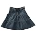 Vacuum Faltenjeansrock, denim