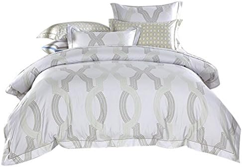 Sunny Bunny 600 Thread Count Supima Cotton 4pc fashion Duvet Cover Set Duvet Cover with Pillowcases Full Size