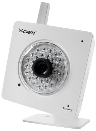 Y-Cam - YCK004 - Caméra de surveillance - WiFi - Ethernet - IR LED night-vision - Blanc (YCK004)