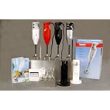 Bamix 391200 deluxe hand mixer in white.