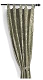 Park B. Smith Grand Baroque Tab Top Curtain Panel, Sage