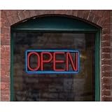 MystiGlo LED Open Sign Illuminated with Remote Control [Office Product]