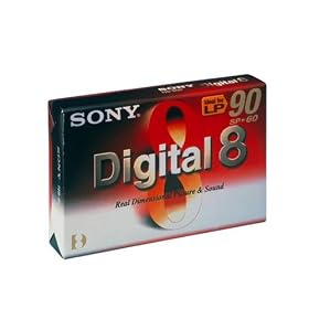 Click here to buy Sony 60 Minute Digital8 8mm Video Tape (Single) by Sony.