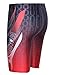 Ispeed Men's Competition Jammer Swimsuit (Red/Black, 28)