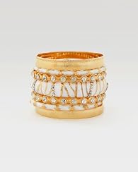 Exotic Crystal Bangle Set