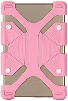 All 7.9 to 9 Inch tablet PC Universal Case,FUA® For All 7.9 to 9 Inch tablet PC Universal Silicone Soft Case Stand Cover (Pink)