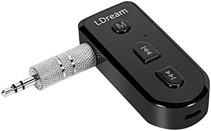 LDream Bluetooth CSR 4.1 Receiver Adapter 3.5mm Output for Car &amp; Home Audio System