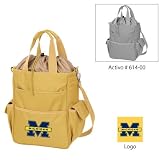 Michigan Wolverines NCAA Activo Waterproof Tote (Mustard)