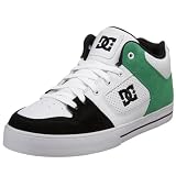 DC Men's Radar Skate Shoe,White/Black/Emerald,11.5 M US