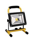 充電式LED投光器 20Wワークライト バッテリー内蔵式ポータブル 広角 昼白色 角度調整可 作業灯 12V 24V