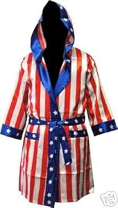 Rocky Balboa Apollo Movie Boxing American Flag robe