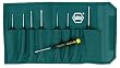 Wiha 27399 8 Piece ESD Safe Precision Set In Pouch, Slotted and Phillips Screwdrivers