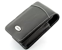 i-nique (Kodak Easyshare V610) i-nique traditional soft Napa (BLACK) leather digital camera Case Cover