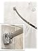 5 ft. Curved Shower Rod - Polished Stainless Steel