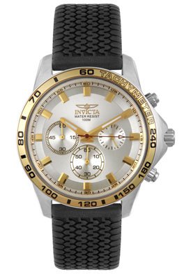 Men's Chronograph Black Rubber