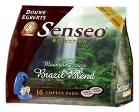 Childrens Toyshop  Kitchen & Housewares : Senseo Douwe Egberts Brazil Blend Coffee Pods, 16-Count Packages (Pack of 4)