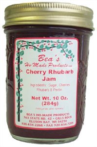 Beas Ho-Made Cherry Rhubarb Jam 6 count by Beas Ho-Made