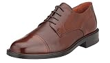Bostonian Mens Ritz Oxford, Chili with Deerskin, 8.5 W