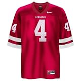 Nike Nebraska Cornhuskers #4 Red Replica Football Jersey