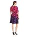 Gabby Skye Women's Elbow Sleeve Fit and Flare Dress