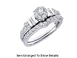 Stunning 2 Pc. Solid Gold 1.00 CTW. Genuine Diamond Bridal Set