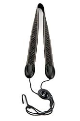 Rico Saxophone Strap, Soprano/Alto, Gray Scales