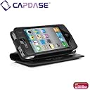 CAPDASE iPhone4 専用 よこ開き Bi-fold ブックタイプ 本革製ケース