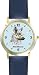 German Shepherd - Pup (SC) Dog - WATCHBUDDY&reg; DESIGNER DELUXE TWO-TONE THEME WATCH - Arabic Numbers-AQUA MARINE STYLE - Pale Blue Dial with Blue Leather Strap-Women's Size-Small
