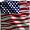 USA Flag Modern Wave