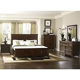 Harrison Queen Panel Bedroom Set with Storage Rails (1 BX-B1398-54H, 1 BX-B ....