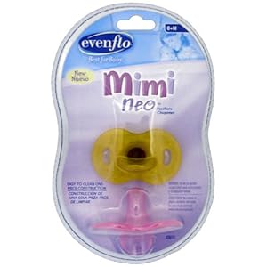 Evenflo Mimi Neo Pacifiers: Girl Colors