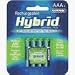 Rayovac Rechargeable Hybrid Batteries, AAA-size, 4-count Carded Pack (Pack of 2)