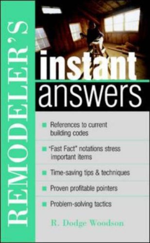 Remodelers Instant Answers - McGraw-Hill Professional - MG-0071398295 - ISBN: 0071398295 - ISBN-13: 9780071398299