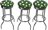 3 Golf Ball & Tee Specialty Barstools Set