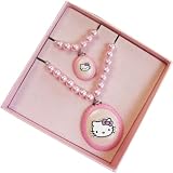 Hello Kitty Cameo Necklace and Bracelet Set in Gift Box