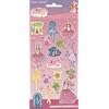 Barbie - 12 Dancing Princesses - Foil Sticker Pack - Sticker Style