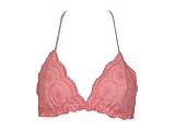 Hot Kiss Coral Lolita Triangle Bikini Top (Large)