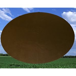 TAI CHI CIRCLE ROUND YOGA PILATES MAT 60 x 1/4 BLACK