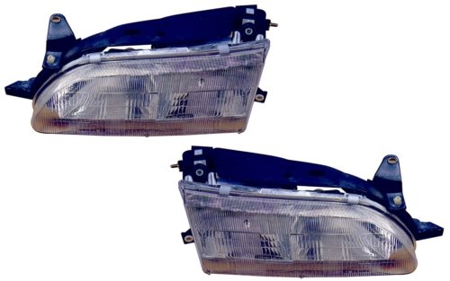 Toyota Corolla Sedan/Wagon Replacement Headlight Assembly - 1-Pair On Sale