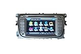 Ford Mondeo Focus C-Max S-Max OEM Einbau Touchscreen Autoradio DVD Player MP3 MPE4 USB SD 3D Navigation GPS TV iPod USB MPEG2 Bluetooth Freisprecheinrichtung