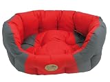 40 Winks Grey/red Water Resistant Oval Sleeper 32"
