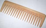 All Natural Wood Comb Large, 7 Inches. Great Hair Accessories Gift!