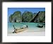 Ao Maya, Phi Phi Le, Ko Phi Phi, Krabi Province, Thailand, Southeast Asia Places Framed Art Poster Print by Bruno Morandi, 22x18