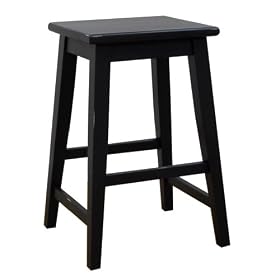 Click here to buy Carolina Cottage TS24-AB 24-Inch Pub Counter Stool, Antique Black by Carolina Cottage.