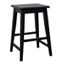 Carolina Cottage TS24-AB 24-Inch Pub Counter Stool, Antique Black