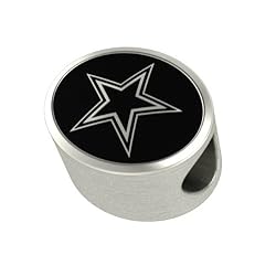 Dallas Cowboys NFL Jewelry and Bead Fits Most European Style Bracelets. High Quality Bead in Stock for Immediate Shipping
