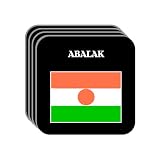 Niger - "ABALAK" Set of 4 Mini-Mousepad Coasters
